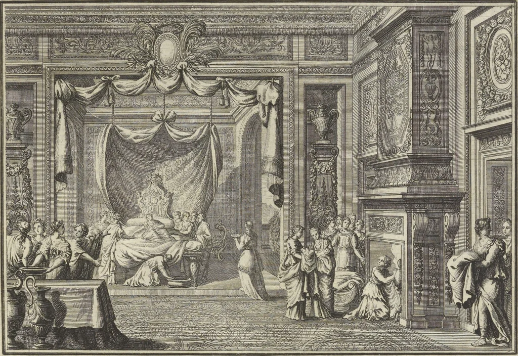 An illustration from Historische Bilder-Bibel : welche besteht in Fünff Theill, 1700, leaf 36