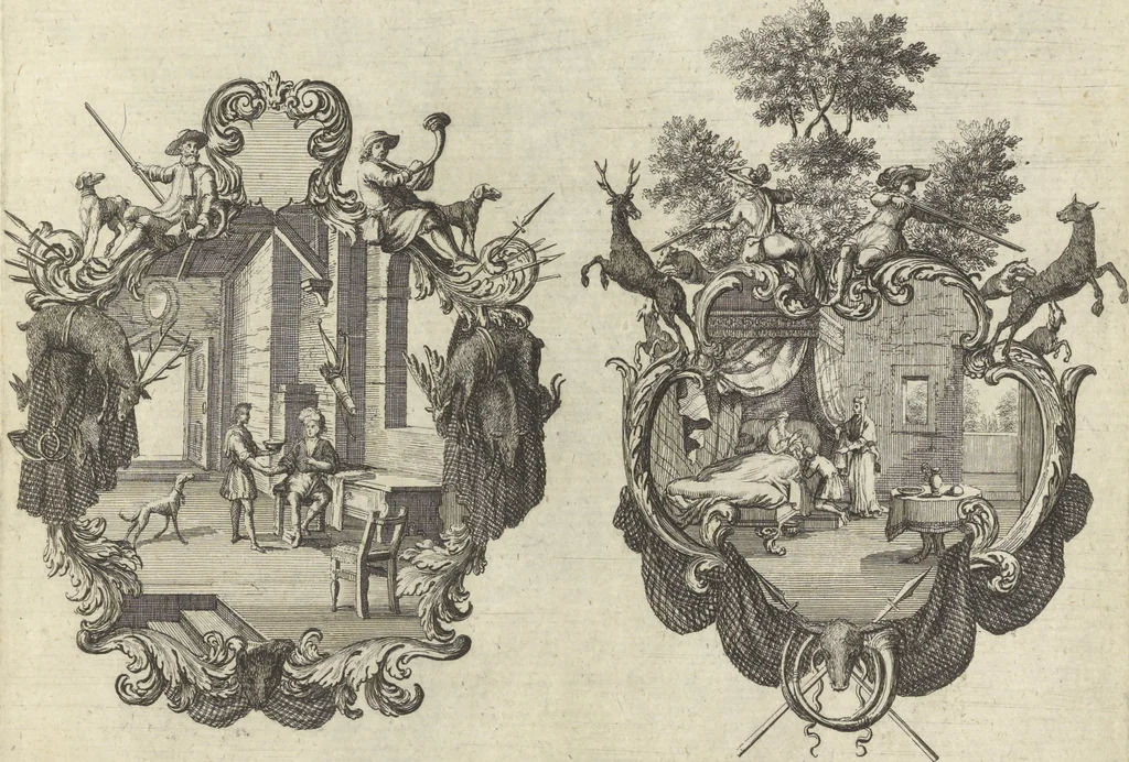 An illustration from Historische Bilder-Bibel : welche besteht in Fünff Theill, 1700, leaf 36