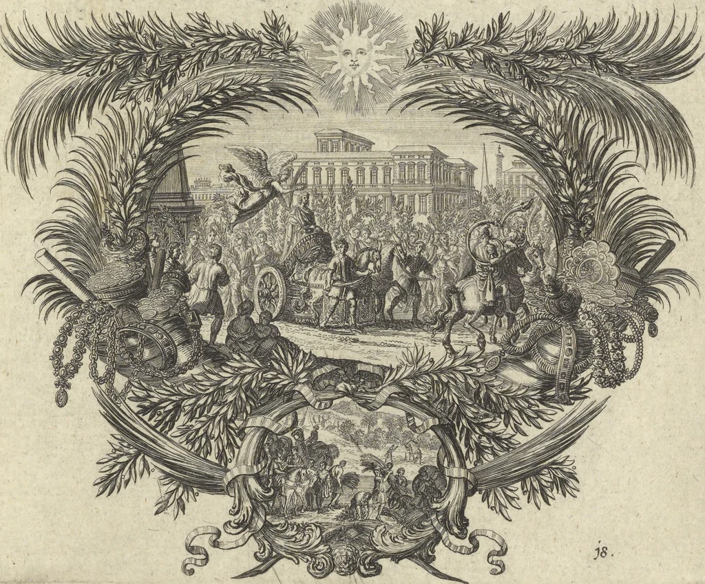 An illustration from Historische Bilder-Bibel : welche besteht in Fünff Theill, 1700, leaf 44