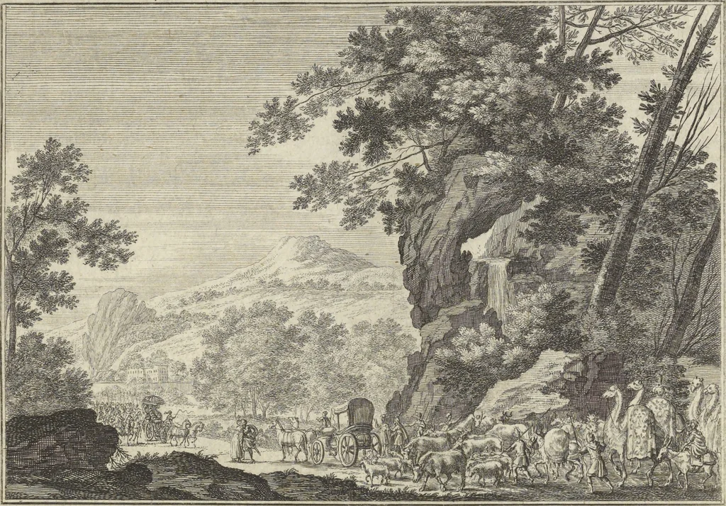 An illustration from Historische Bilder-Bibel : welche besteht in Fünff Theill, 1700, leaf 50