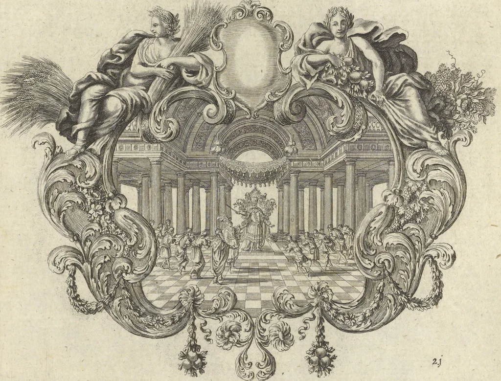 An illustration from Historische Bilder-Bibel : welche besteht in Fünff Theill, 1700, leaf 50