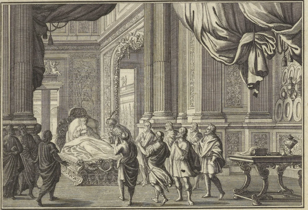 An illustration from Historische Bilder-Bibel : welche besteht in Fünff Theill, 1700, leaf 52