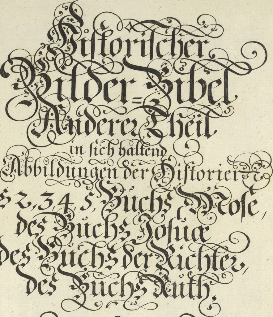 An illustration from Historische Bilder-Bibel : welche besteht in Fünff Theill, 1700, leaf 54