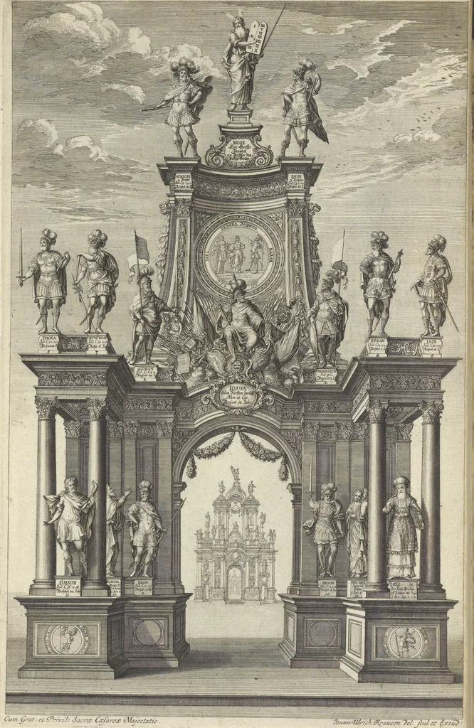An illustration from Historische Bilder-Bibel : welche besteht in Fünff Theill, 1700, leaf 56
