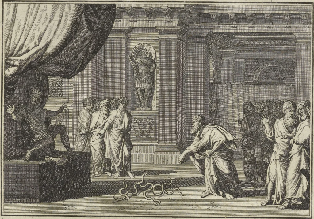 An illustration from Historische Bilder-Bibel : welche besteht in Fünff Theill, 1700, leaf 62