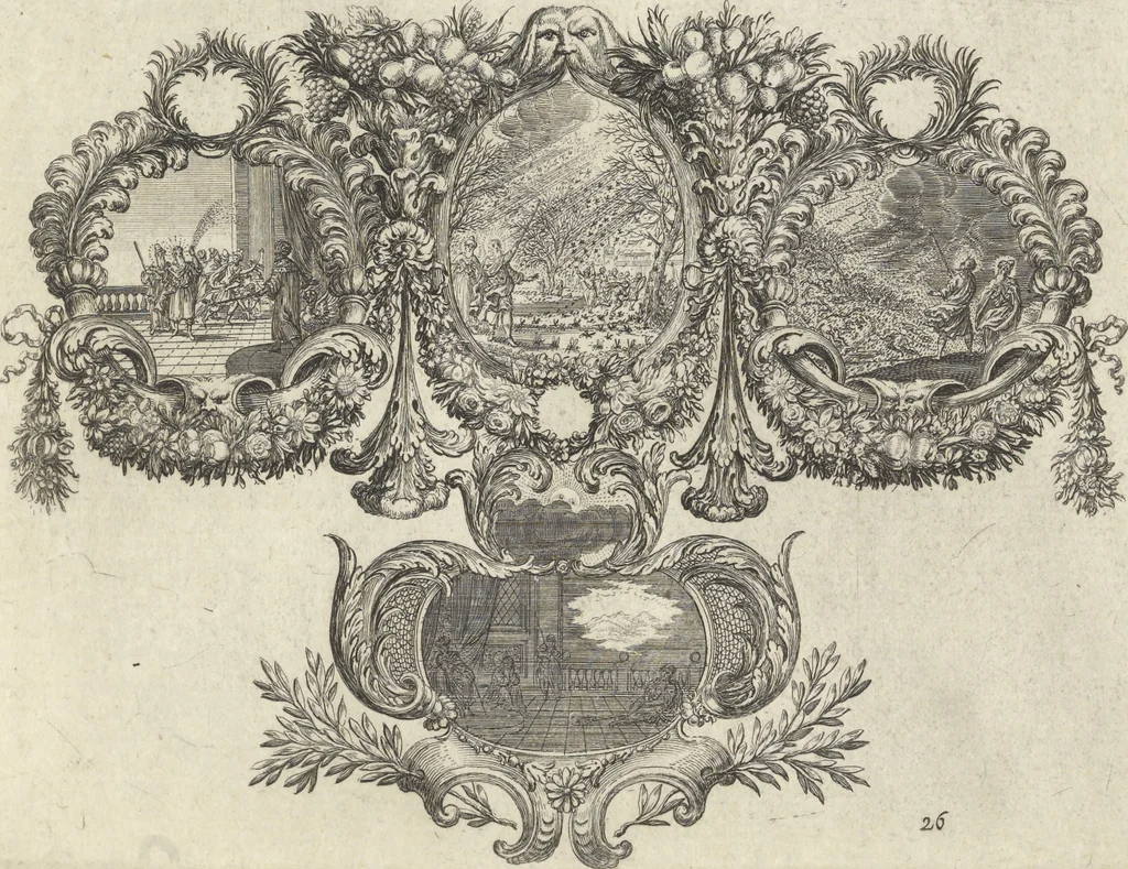 An illustration from Historische Bilder-Bibel : welche besteht in Fünff Theill, 1700, leaf 64