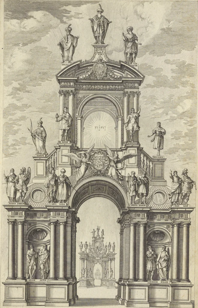 An illustration from Historische Bilder-Bibel : welche besteht in Fünff Theill, 1700, leaf 8