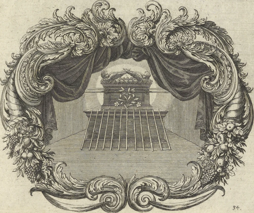 An illustration from Historische Bilder-Bibel : welche besteht in Fünff Theill, 1700, leaf 80
