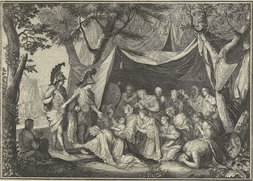 An illustration from Historische Bilder-Bibel : welche besteht in Fünff Theill, 1700, leaf 84