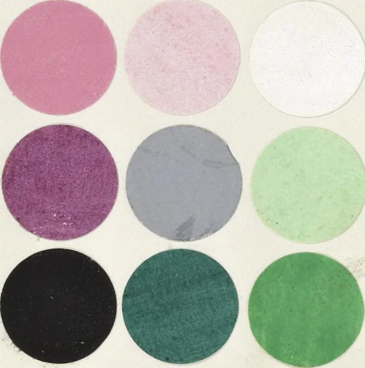 An illustration from Principles of the science of colour : concisely stated to aid and promote their useful application in the decorative arts, 1872, leaf 53
