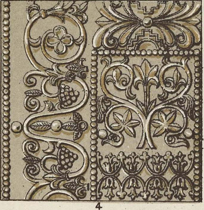 An illustration from The grammar of ornament, 1868, leaf 114