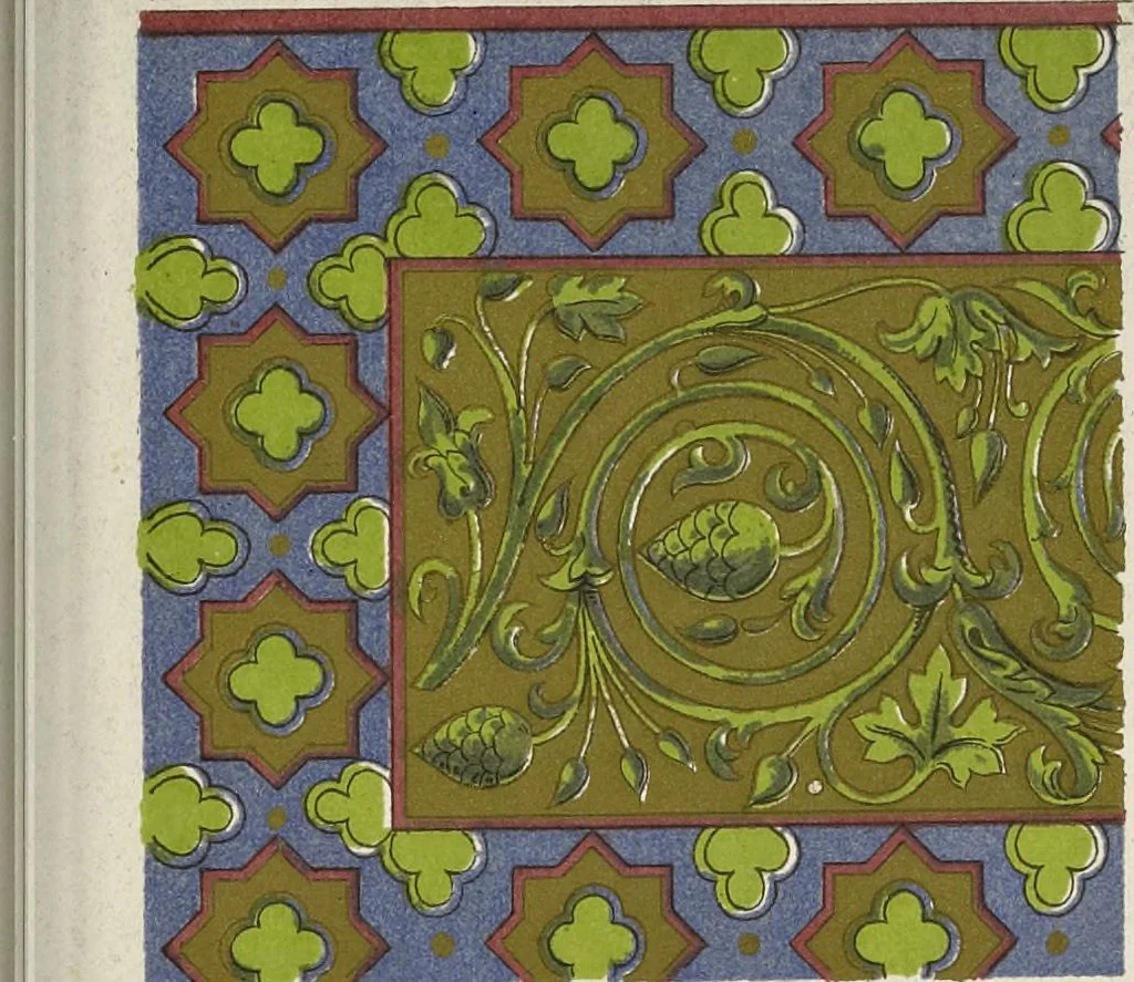 An illustration from The grammar of ornament, 1868, leaf 116