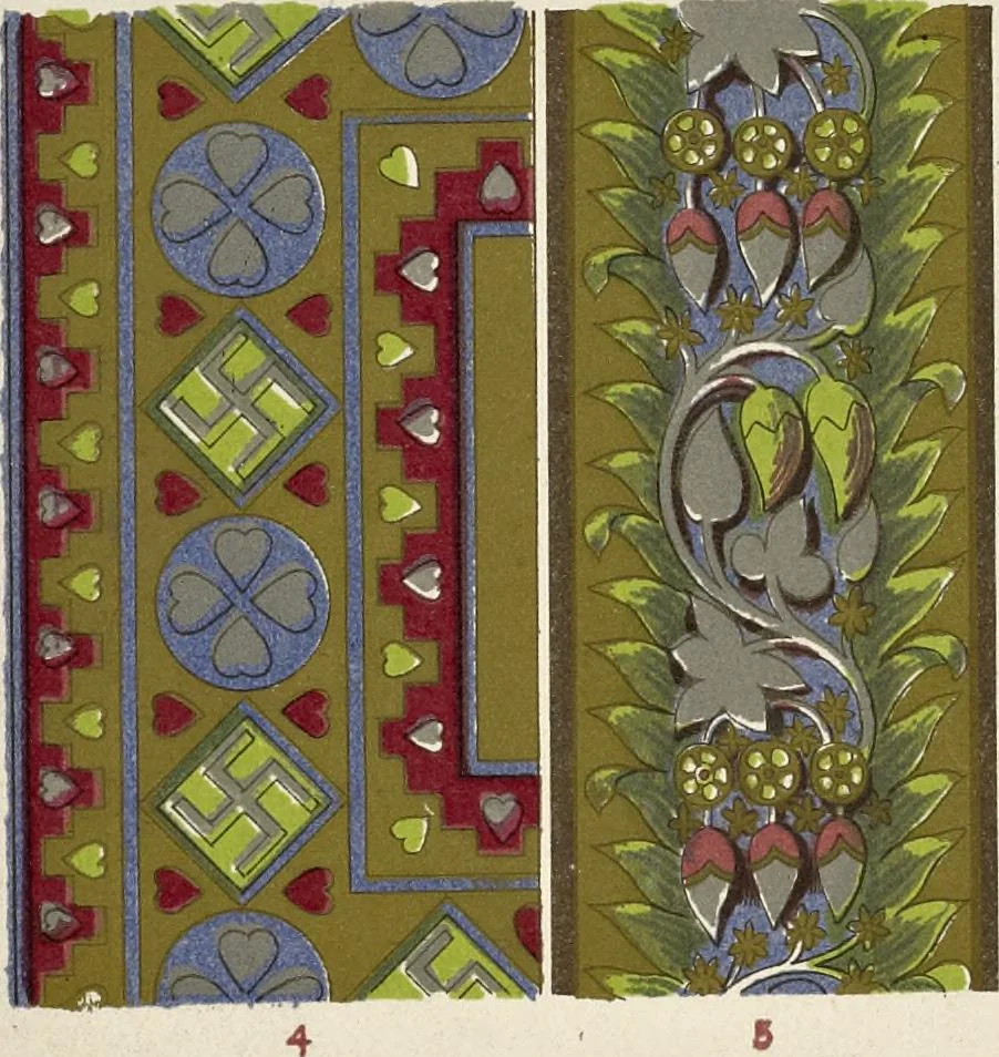 An illustration from The grammar of ornament, 1868, leaf 116
