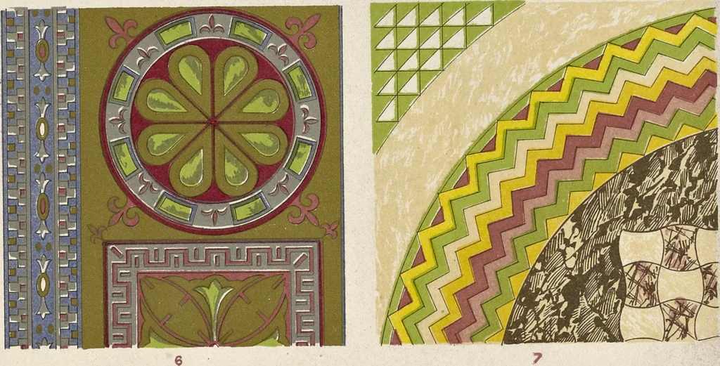 An illustration from The grammar of ornament, 1868, leaf 116