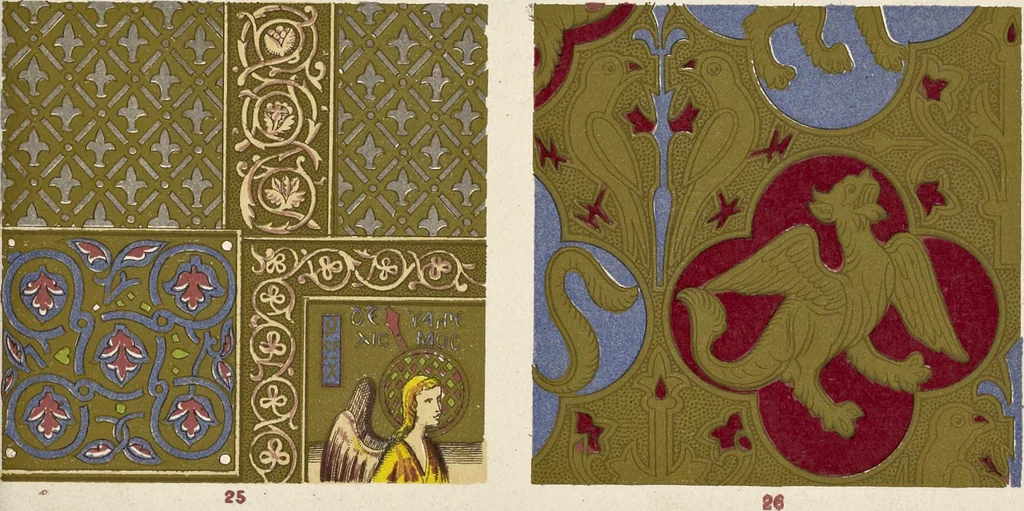 An illustration from The grammar of ornament, 1868, leaf 118