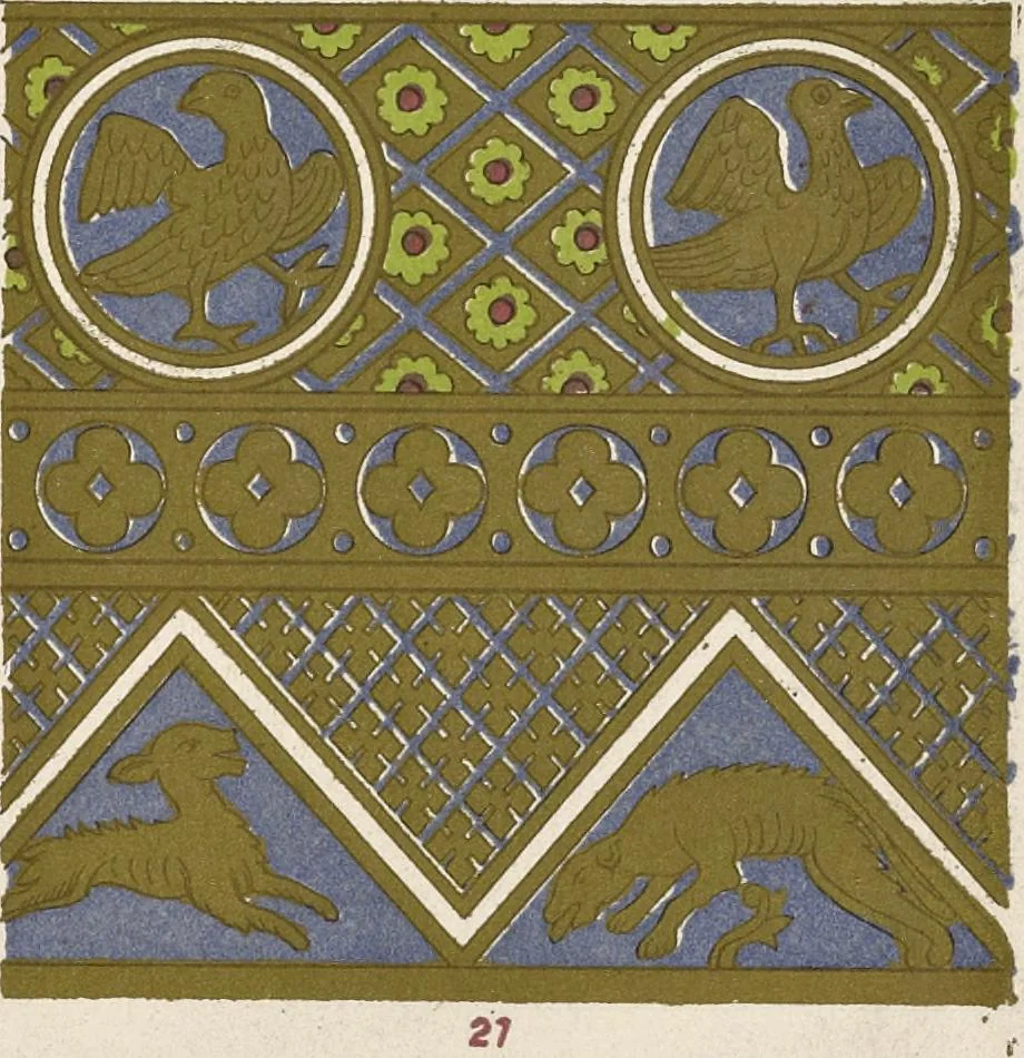 An illustration from The grammar of ornament, 1868, leaf 118