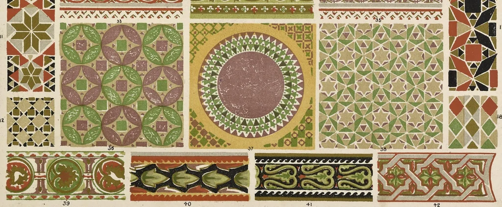 An illustration from The grammar of ornament, 1868, leaf 120