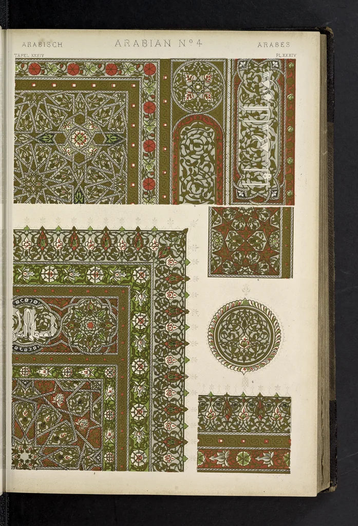 An illustration from The grammar of ornament, 1868, leaf 134