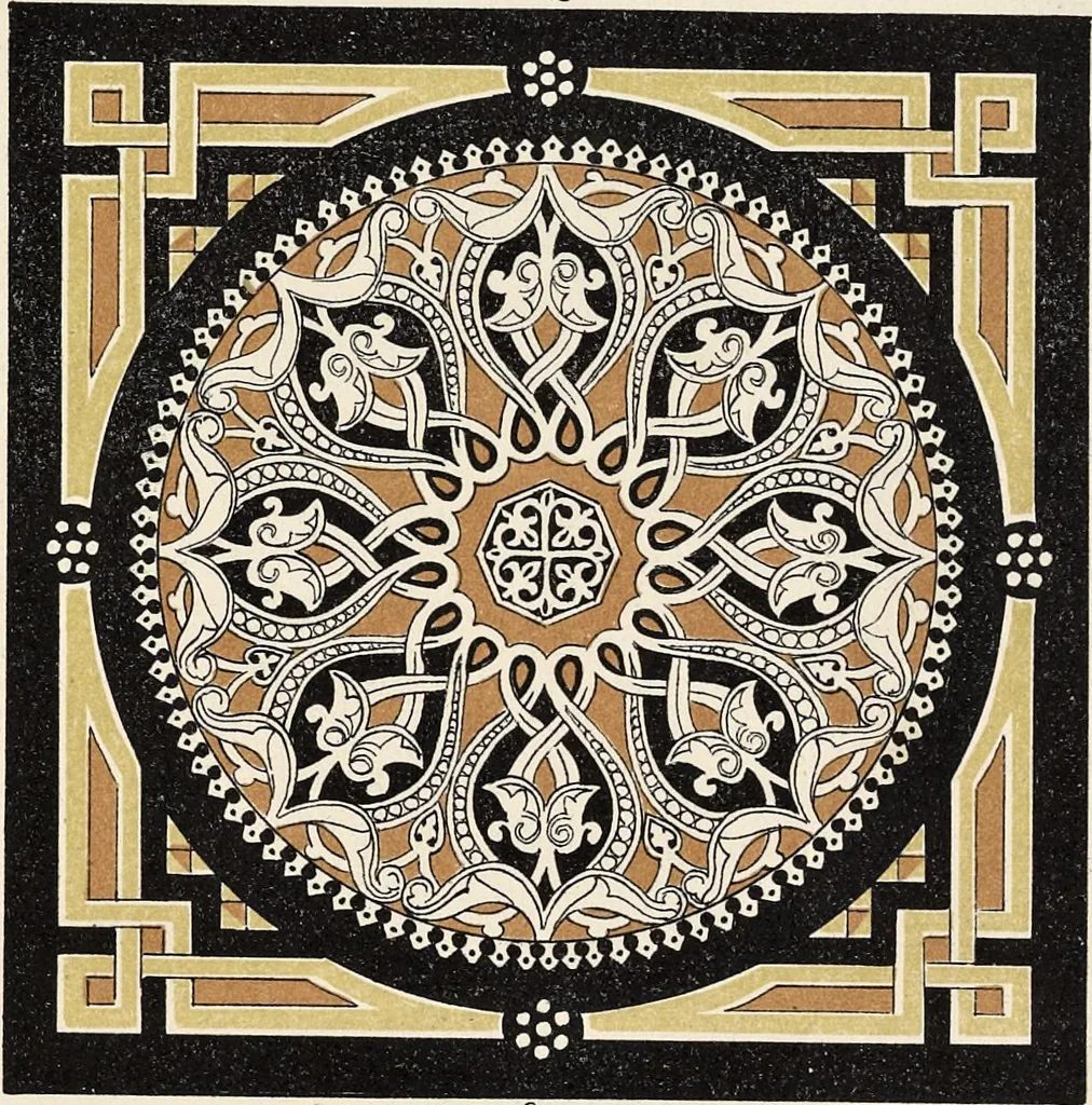 An illustration from The grammar of ornament, 1868, leaf 136