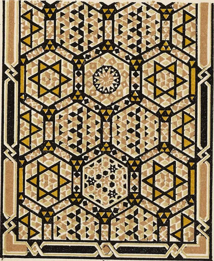 An illustration from The grammar of ornament, 1868, leaf 136