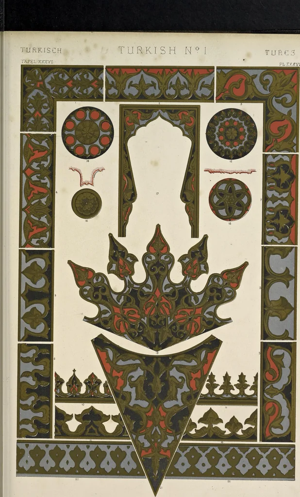 An illustration from The grammar of ornament, 1868, leaf 144