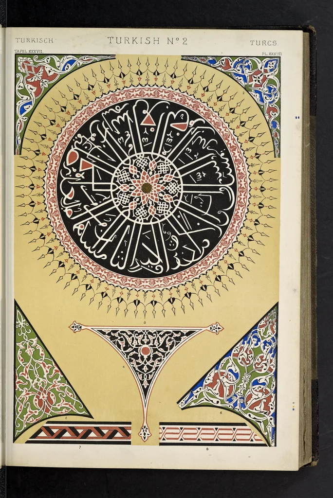 An illustration from The grammar of ornament, 1868, leaf 146