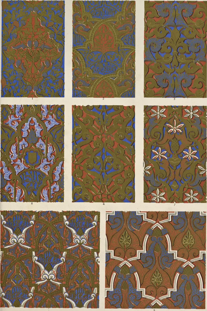 An illustration from The grammar of ornament, 1868, leaf 158
