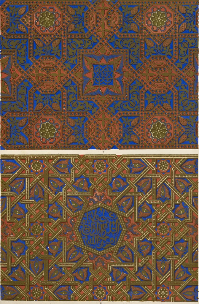 An illustration from The grammar of ornament, 1868, leaf 164