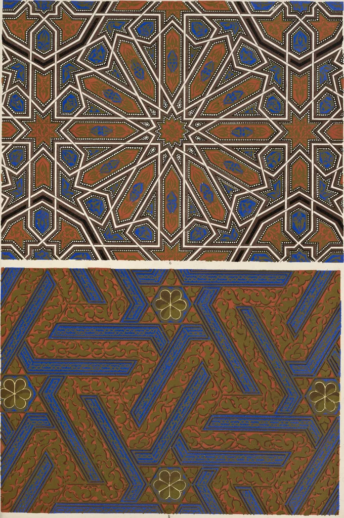 An illustration from The grammar of ornament, 1868, leaf 166