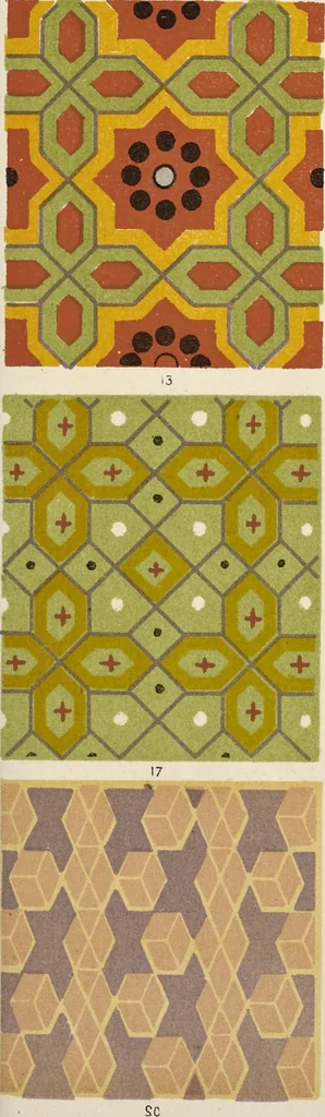An illustration from The grammar of ornament, 1868, leaf 182