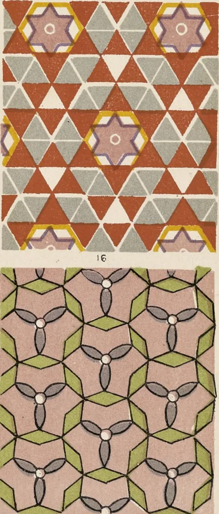 An illustration from The grammar of ornament, 1868, leaf 182