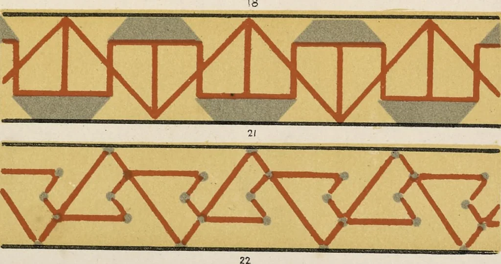 An illustration from The grammar of ornament, 1868, leaf 182