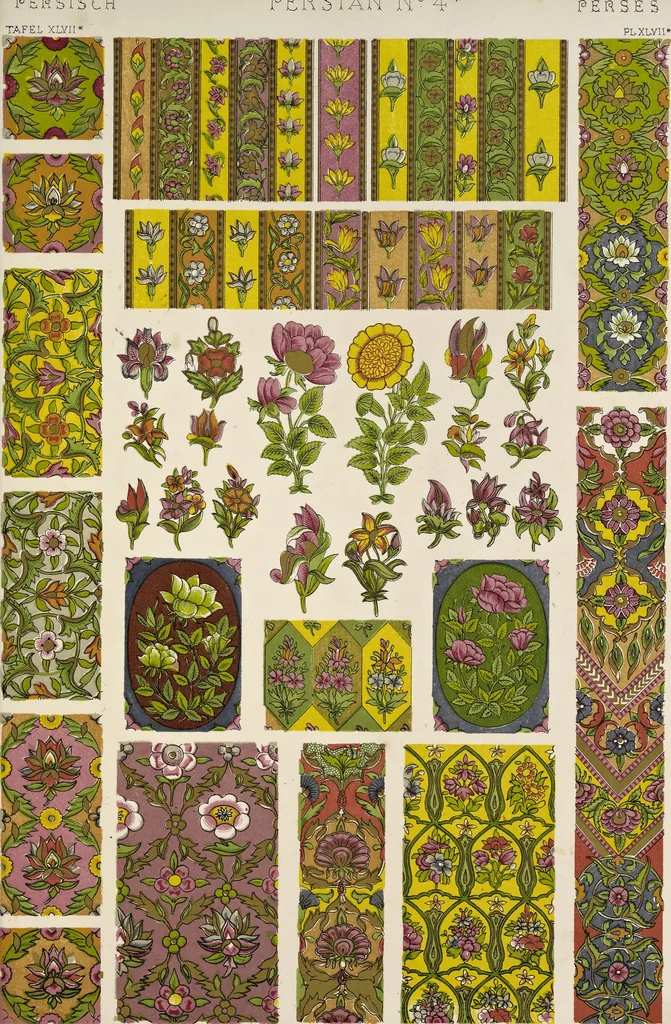An illustration from The grammar of ornament, 1868, leaf 188
