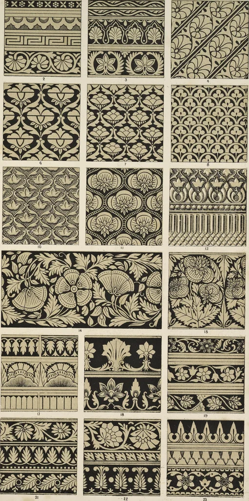 An illustration from The grammar of ornament, 1868, leaf 192