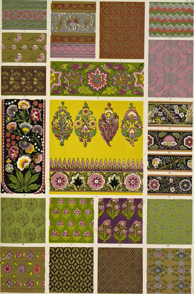 An illustration from The grammar of ornament, 1868, leaf 198