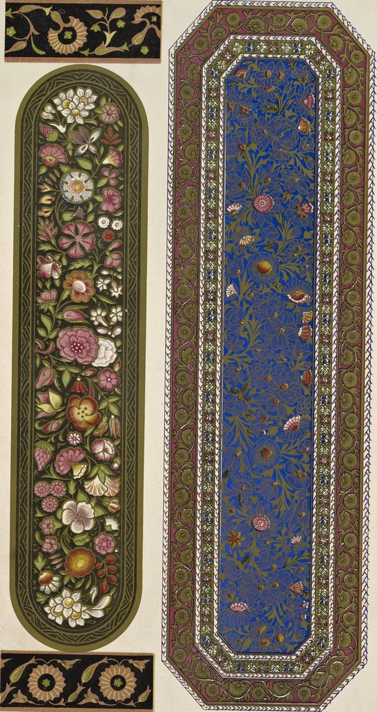 An illustration from The grammar of ornament, 1868, leaf 206