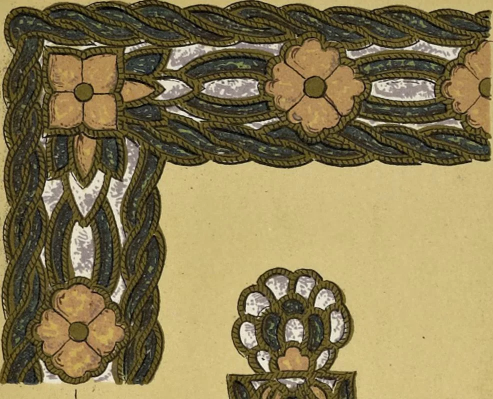 An illustration from The grammar of ornament, 1868, leaf 216