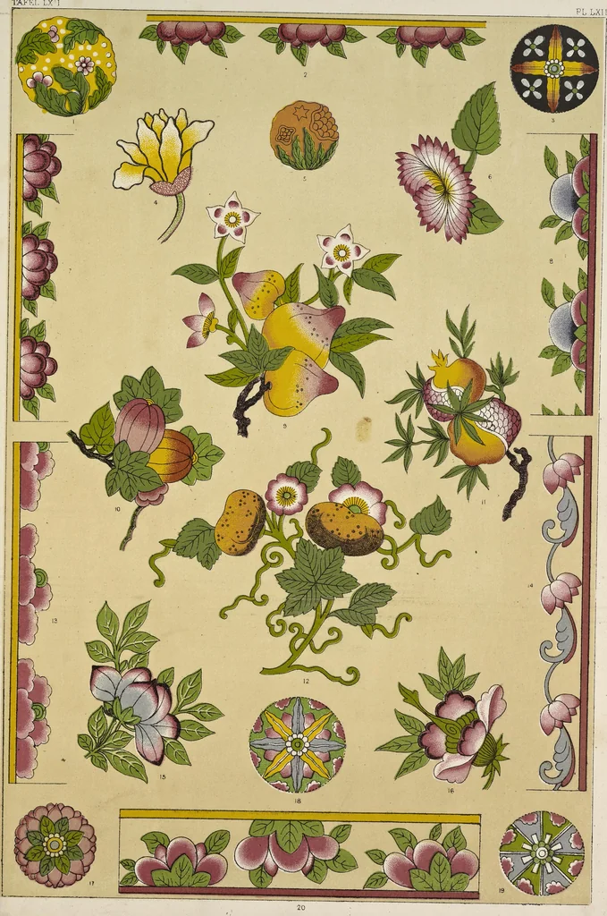 An illustration from The grammar of ornament, 1868, leaf 230