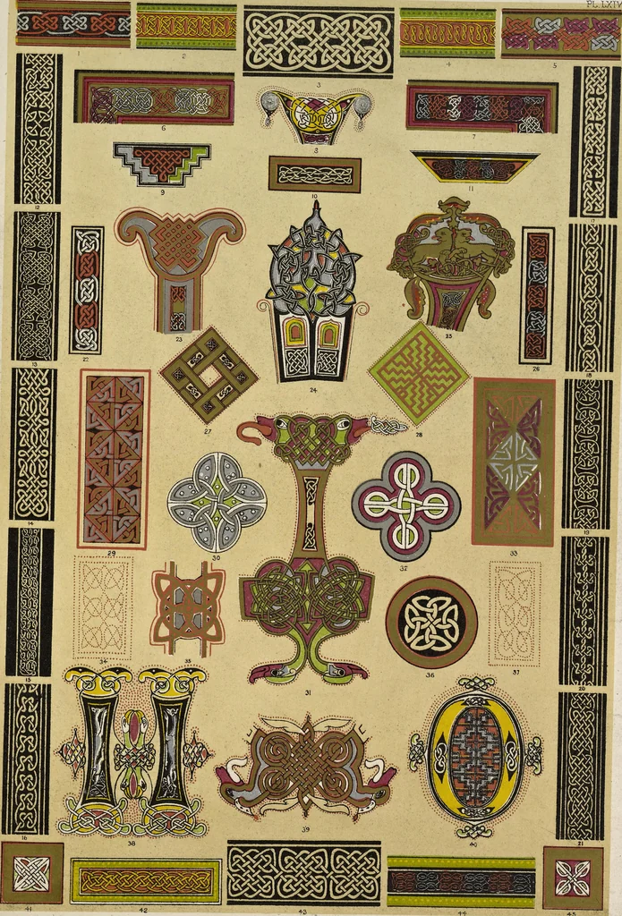 An illustration from The grammar of ornament, 1868, leaf 238
