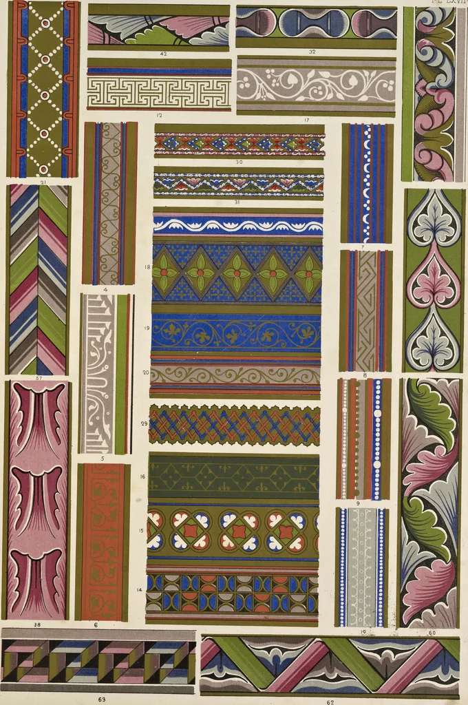An illustration from The grammar of ornament, 1868, leaf 256