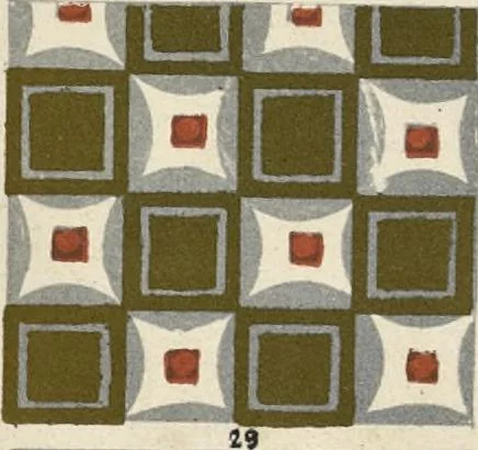 An illustration from The grammar of ornament, 1868, leaf 258