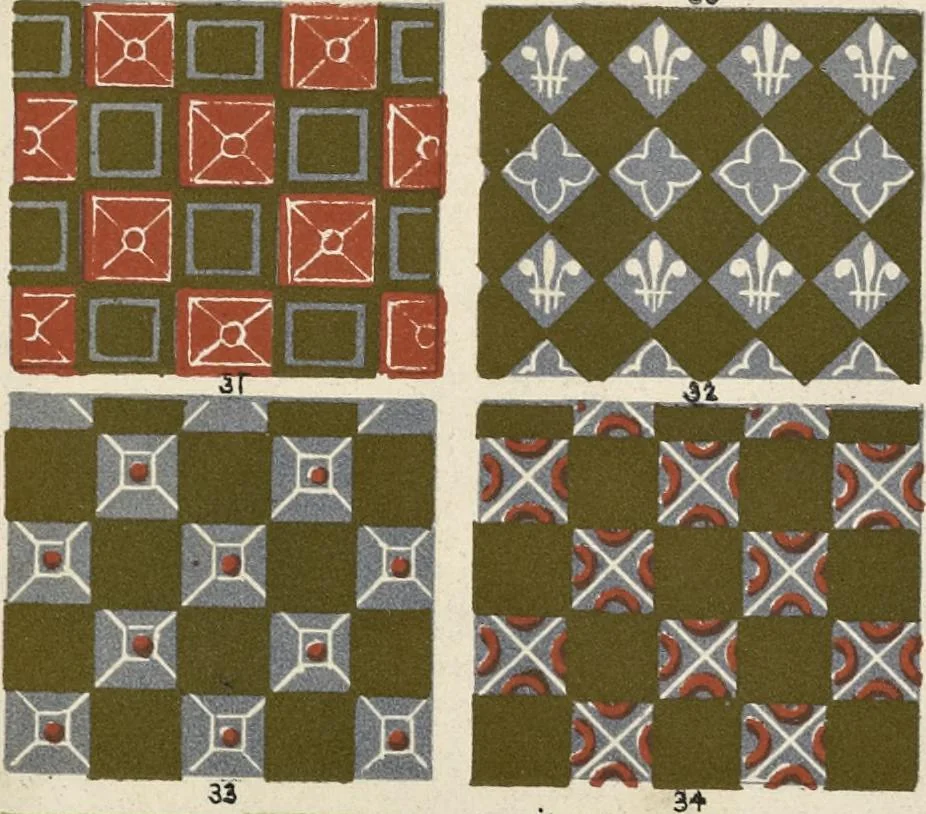 An illustration from The grammar of ornament, 1868, leaf 258