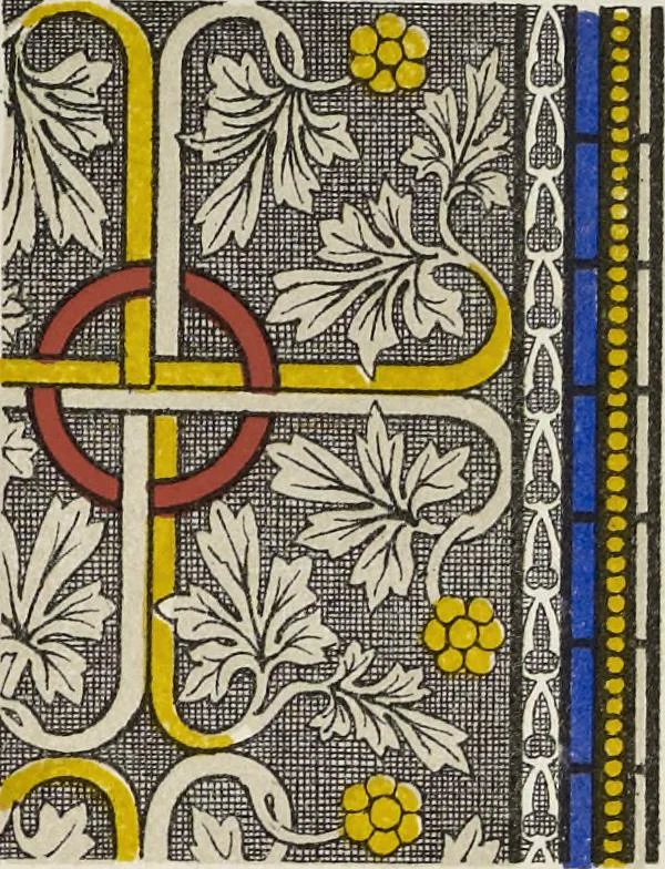 An illustration from The grammar of ornament, 1868, leaf 260