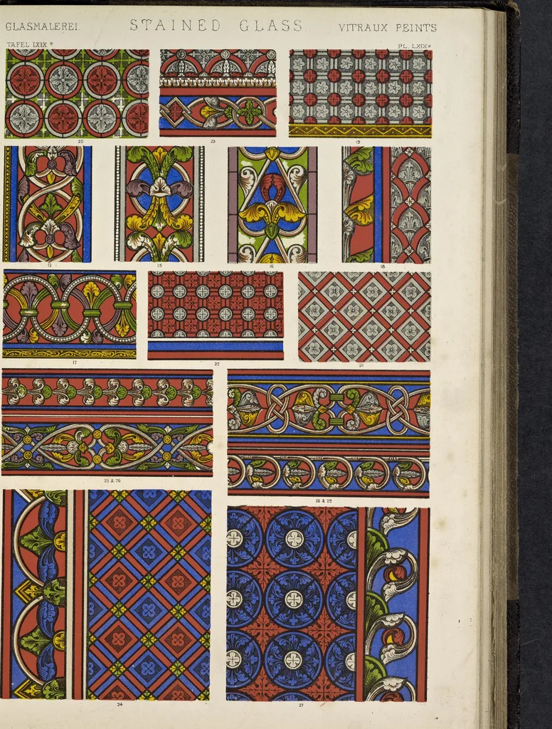 An illustration from The grammar of ornament, 1868, leaf 262