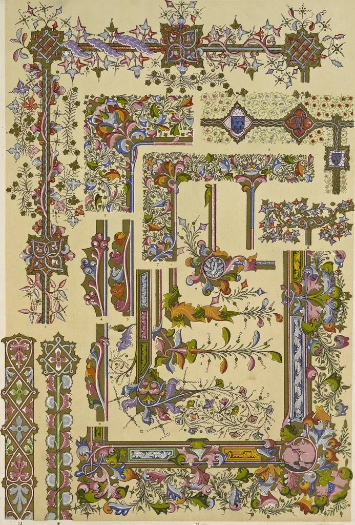 An illustration from The grammar of ornament, 1868, leaf 268