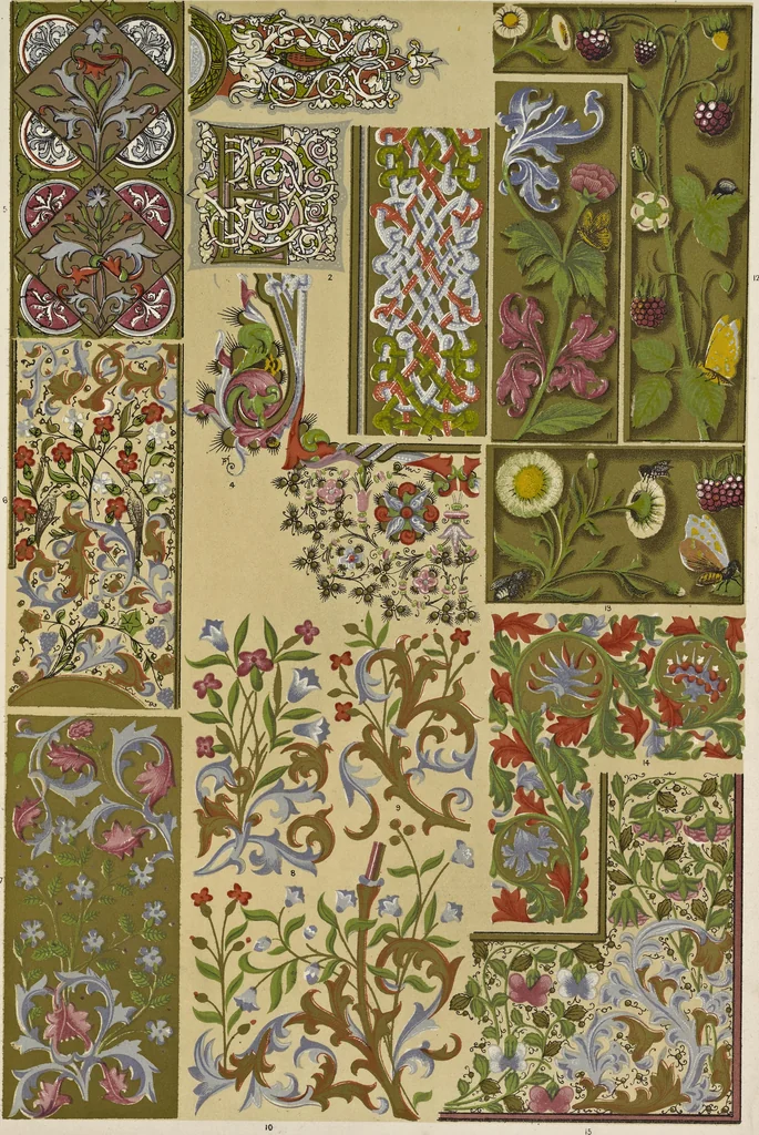 An illustration from The grammar of ornament, 1868, leaf 270