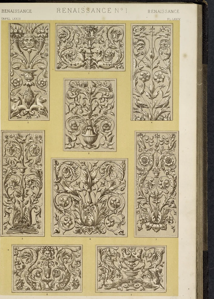 An illustration from The grammar of ornament, 1868, leaf 278
