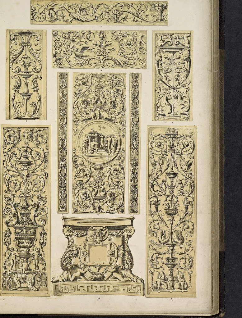 An illustration from The grammar of ornament, 1868, leaf 282