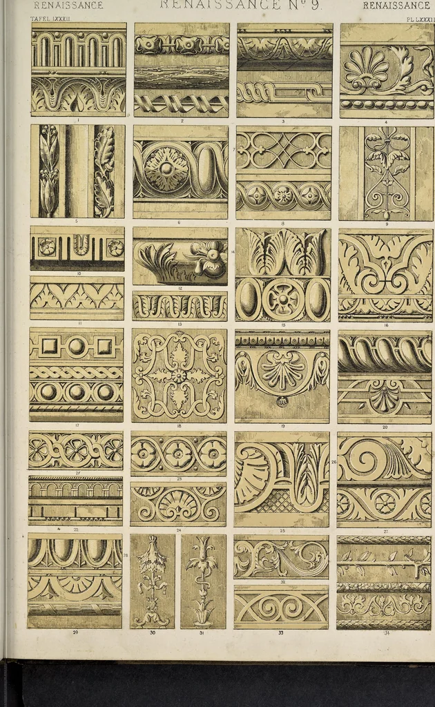 An illustration from The grammar of ornament, 1868, leaf 294