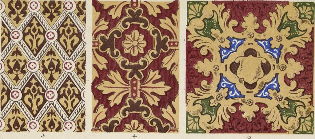 An illustration from The grammar of ornament, 1868, leaf 322